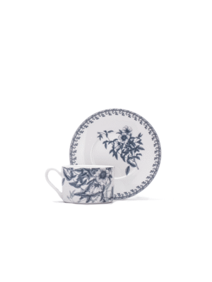 Wild Rose Teacup&Saucer Indigo Mist