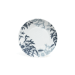 Wild Rose Round Plate  Indigo Mist
