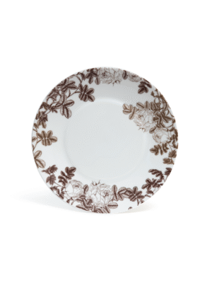 Wild Rose Round Plate  Purple Basin