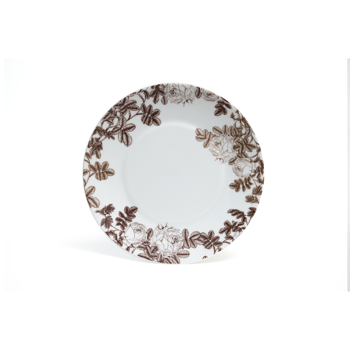 Wild Rose Round Plate  Purple Basin